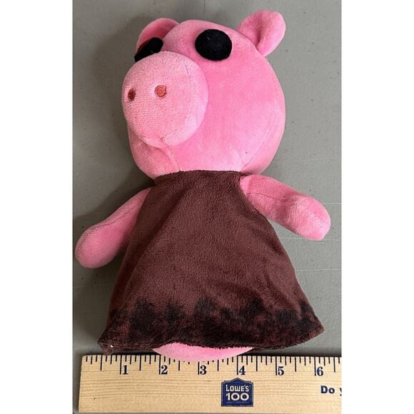 Piggy Georgy Plush 2021 Minitoon Original Toy Stuffed Pig Soft Pink Red Eye - Picture 4 of 7